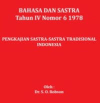 Image of Pengkajian Sastra Sastra Tradisional Indonesia
