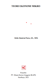 Image of TEORI EKONOMI MIKRO